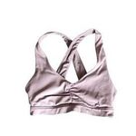 Aerie  Gray Crossback Sports Bra Photo 0