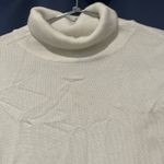Pull & Bear white turtleneck sweater #turtleneck# Photo 5