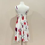 Old Navy White Floral Fit and Flare Cami Dress Size Medium Photo 4