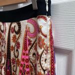 Milly  Multi Color Print Silk Shell Fully Lined A Line Skirt Size 12 Photo 0
