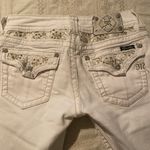 Miss Me White Capri Cropped Jeans Photo 1