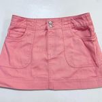 Forever 21 Pink Denim Mini Skirt Size M Photo 0