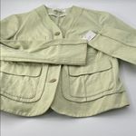 Calvin Klein  Sage Green Button-Up Jacket Photo 10