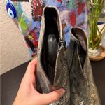 Ara Metallic Snake Print Ankle Boots Gray Size undefined Photo 5