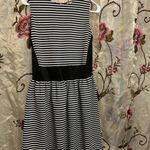 Bar III Very Pretty Dress Size Large Stripes Sleeveless Fit&Flare Photo 4