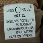 Miss Circle NY Women's XL Ruched Bodycon Midi Dress Light Pink Party Photo 4