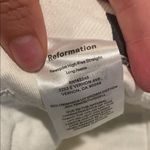 Reformation Women’s  Newsprint High Rise Straight Long Jeans Comic Photo 8