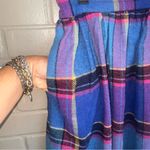 Diane Von Furstenberg Vintage  Plaid Wool Skirt Pink Purple Academia 14 Photo 10