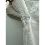 Spanx  Ankle Skinny Jeans Women's Medium White Raw Hem Stretch Shaping Pants Photo 2