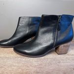 Crown Vintage Women's Ankle Boot SZ 10 Black Leather Sandy Booties Photo 0