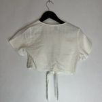 Princess Polly Beach House Tie Front White Off White US Size 4 Photo 10