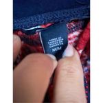 Nautica  Red Blue Plaid Long Sleeve Pajama Pants Set Size Medium Photo 5