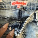 Dollhouse  Distressed Jean Shorts - Light Blue Photo 2
