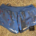 Nike  NWT BLUE PATTERNED RUNNING SHORTS Photo 0