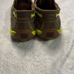 Twisted X Brown and Green Loafers with Moccasin Toe Photo 5