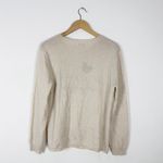 Johnny Was  California Cashmere Oatmeal Crew Neck Sweater Photo 2