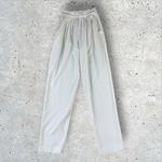 Ronny Kobo Leone Pleated Trouser Pants White Sz S‎ Photo 3