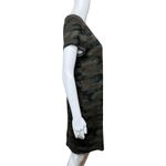 Sanctuary Dress Womens Small Green Camo Camouflage T-Shirt Dress Casual Edgy Photo 1