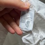 American Eagle White Tank Women's Medium Western Boho Summer Minimal Country Photo 6