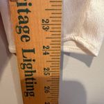 ZARA Satin Effect Ruched V-Neck Bodysuit Women's XL Ivory Boho Hippie Y2K Retro Photo 13