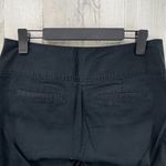 Karen Kane Cropped Career Chino Pants Womens 8 Black Cotton Pockets Photo 3