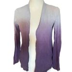 Gap  purple hombre thin cardigan 100% cotton size xs Photo 1