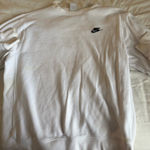 Nike White  Sweatshirt Crewneck Photo 0