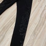 EXPRESS black embellished beaded leggings XS Photo 3