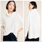Anthropologie NEW blair turtleneck sweater In Ivory White Long Sleeve SZ XS Photo 2