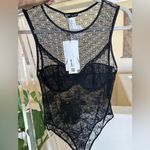ZARA NWT Beautiful  Lace Detailed Bodysuit Photo 4
