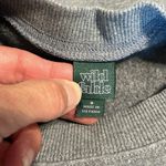 Comfy Gray Cropped Sweatshirt Oversized Photo 4