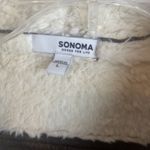 Sonoma Women’s NWT Faux Leather Shearling Rustic Chic Vest Size Large Photo 1