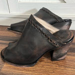 FREEBIRD by Steven Freebird Bambi / Leather Peep Toe Mule / Heeled Sandal / 7 Photo 0