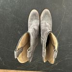 Wolverine Vintage VTG  Grey Suede Western Cowboy Boots Round Toe Boot 80s 70s 6 Photo 2