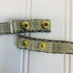 Beaded Flowers Stretch Belt Narrow Boho Shabby Chic Cottage Photo 2