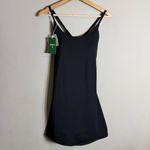 Halara Softlyzero Plush Backless Active Mini Dress Women Small Black Workout NWT Photo 7