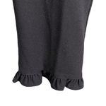 Nanette Lepore Pants Very Black 10 Ruffle Hem Ankle New Photo 8