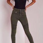 Missguided Sinner High Waisted Skinny Biker Jeans Photo 6