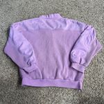 Adidas Vintage  Varsity‎ Cardigan V-Neck Sweater Purple Pink Womens Size Small Photo 3