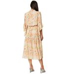 MISA Los Angeles Misa Bohemian Dainty Marcele Floral Chiffon Midi Dress Pastel Splash Size Medium Photo 10