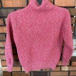 Women’s Aritzia Wilfred Pink Turtleneck Sweater with Chunky Ribbed Knit Size M Photo 0