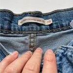 Levi's  Mile High Cropped Wide Leg Blue Button Fly Jeans Size 28 Photo 3