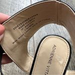 Adrienne Vittadini  Rheanne Black Wedge Strappy Sandals Size 8.5 Fine Leather Photo 8