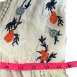 Jessica Simpson Lined White Floral Embroidered Sun Dress Knee Length. Size Small Photo 5