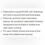 Susan Graver  Everyday Liquid knit top Sz 2X Photo 2