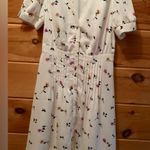 Madewell  Daylily Pintuck Dress in Sweet Blossoms, Matilda White Wash. Size 0 Photo 1