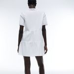 ZARA NEW Short Casual Style Flared V-Neck Plain Cotton Short Sleeve WOMENS SZ S Photo 2