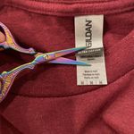 Gildan NWOT  Size M Burgundy Sunflower Short Sleeve Crew Neck Cotton Tee Shirt Photo 7