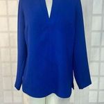 J.Crew Royal Blue Long Sleeve Blouse Size Small Photo 0
