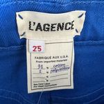 L'Agence L’Agence Zoe Shorts Womens Size 25 Denim Distressed Blue Photo 1